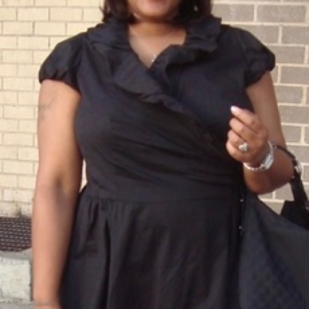 NECESSARY OBJECTS WRAPPED DRESS - Picture 3 of 6